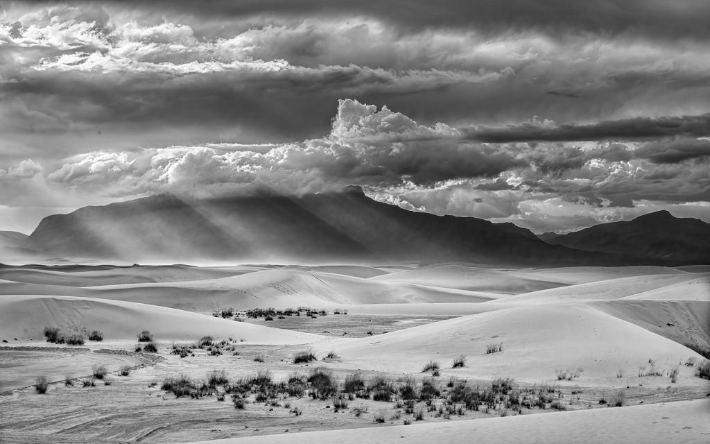 Storm Over White Sands   