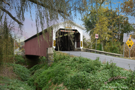 Lime Valley Covered Bridge Entrance