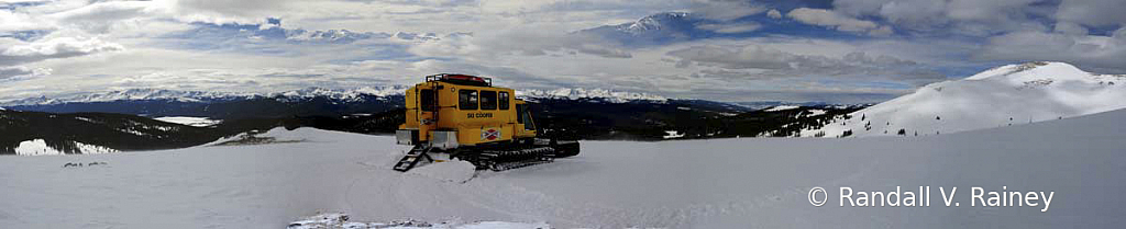 The Snow Cat Tour at the Snow Bowl (Pano)