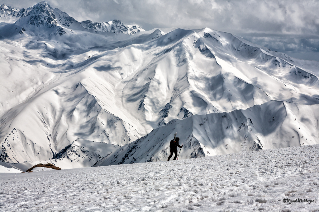 Skier in Gulmarg