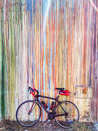 Bike Against The Wall