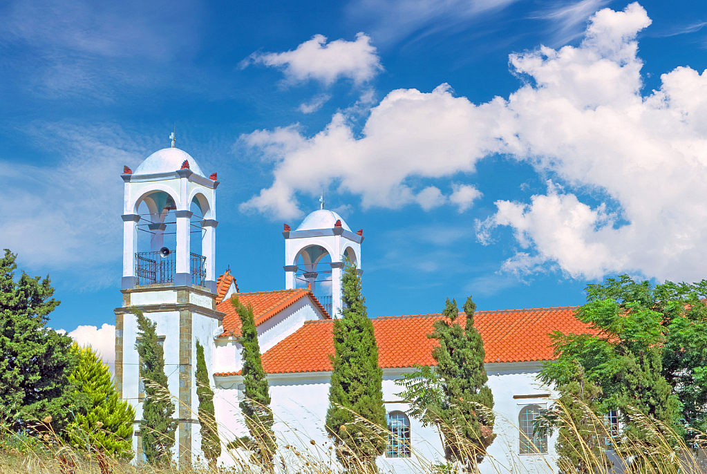 Double Belfry Church. - ID: 15880659 © Elias A. Tyligadas