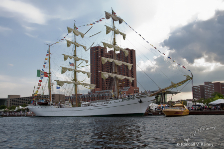 Sailing Vessel at the Inner Harbor...