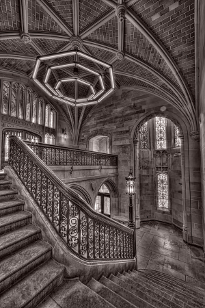 Seminary Stairs at the University of Chicago