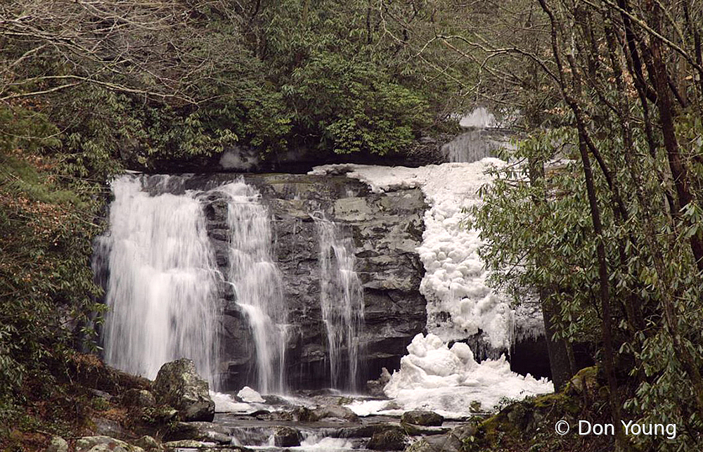 Partially Frozen Meigs Falls 