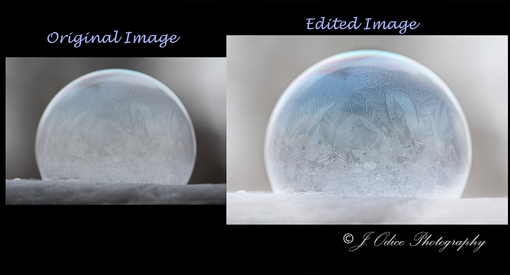 Freezing Soap Bubbles