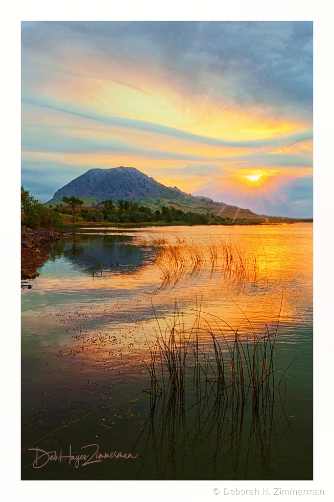 June Sunrise at Bear Butte - ID: 15883837 © Deb. Hayes Zimmerman