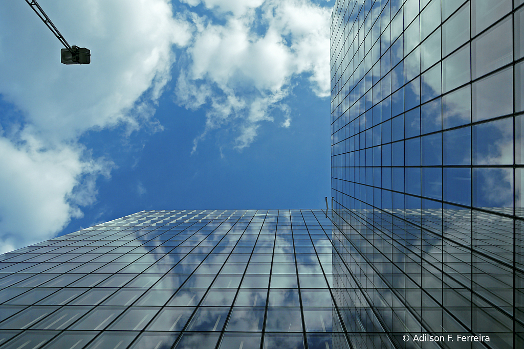 Clouds reflections