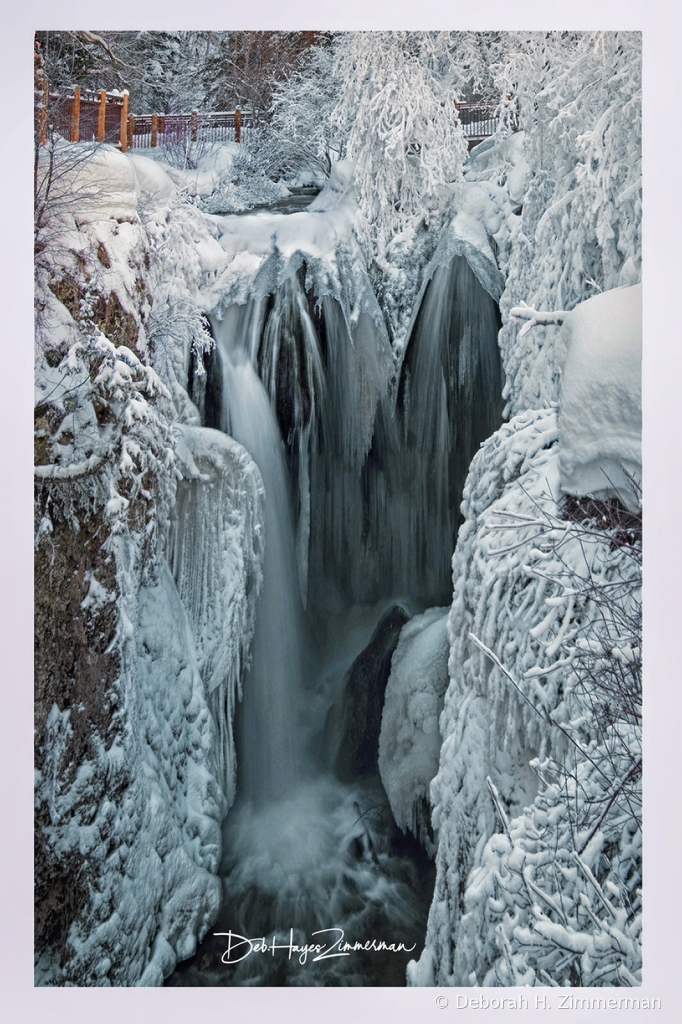 Looking Into the Icy Falls -Roughlock - ID: 15884028 © Deb. Hayes Zimmerman