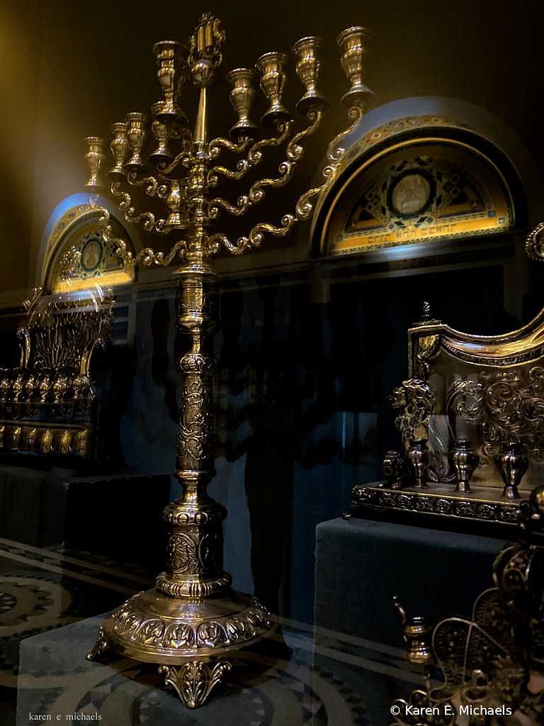 Menorah and Reflections - ID: 15884438 © Karen E. Michaels
