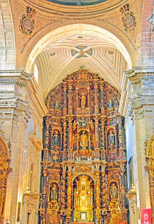 Interior decoration of the Cathedral.