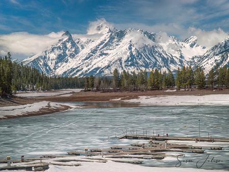 Big Thaw in Coulter Bay, Teton NP