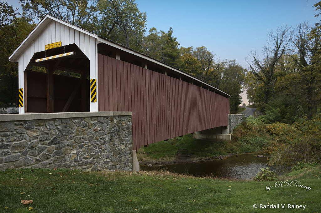 Siegrist's Mill Covered Bridge side