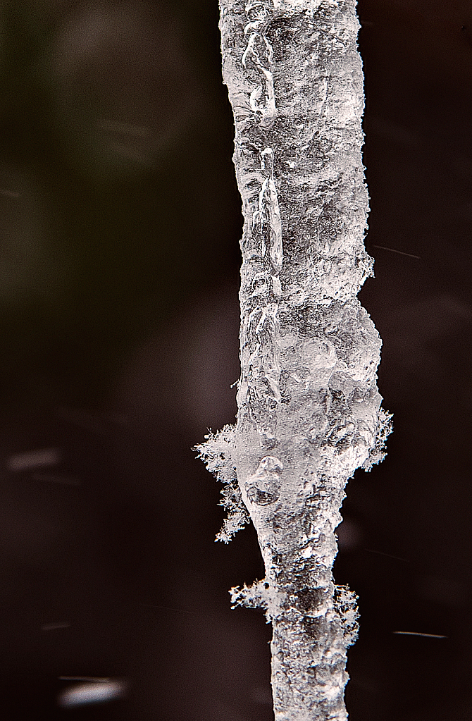Icicle Abstract.