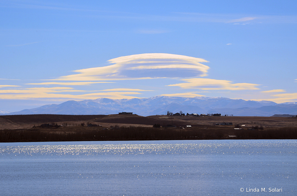 Lenticular Cloud Over Lake Lowell