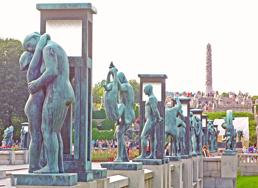 Frogner park and Sculptures, Oslo.
