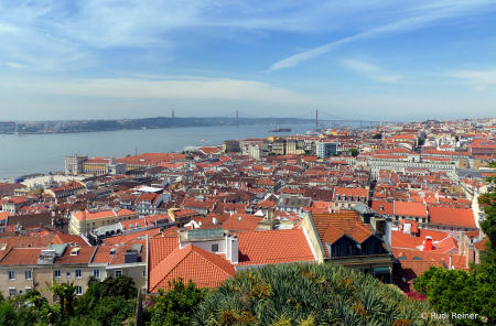View from the top, Lisbon
