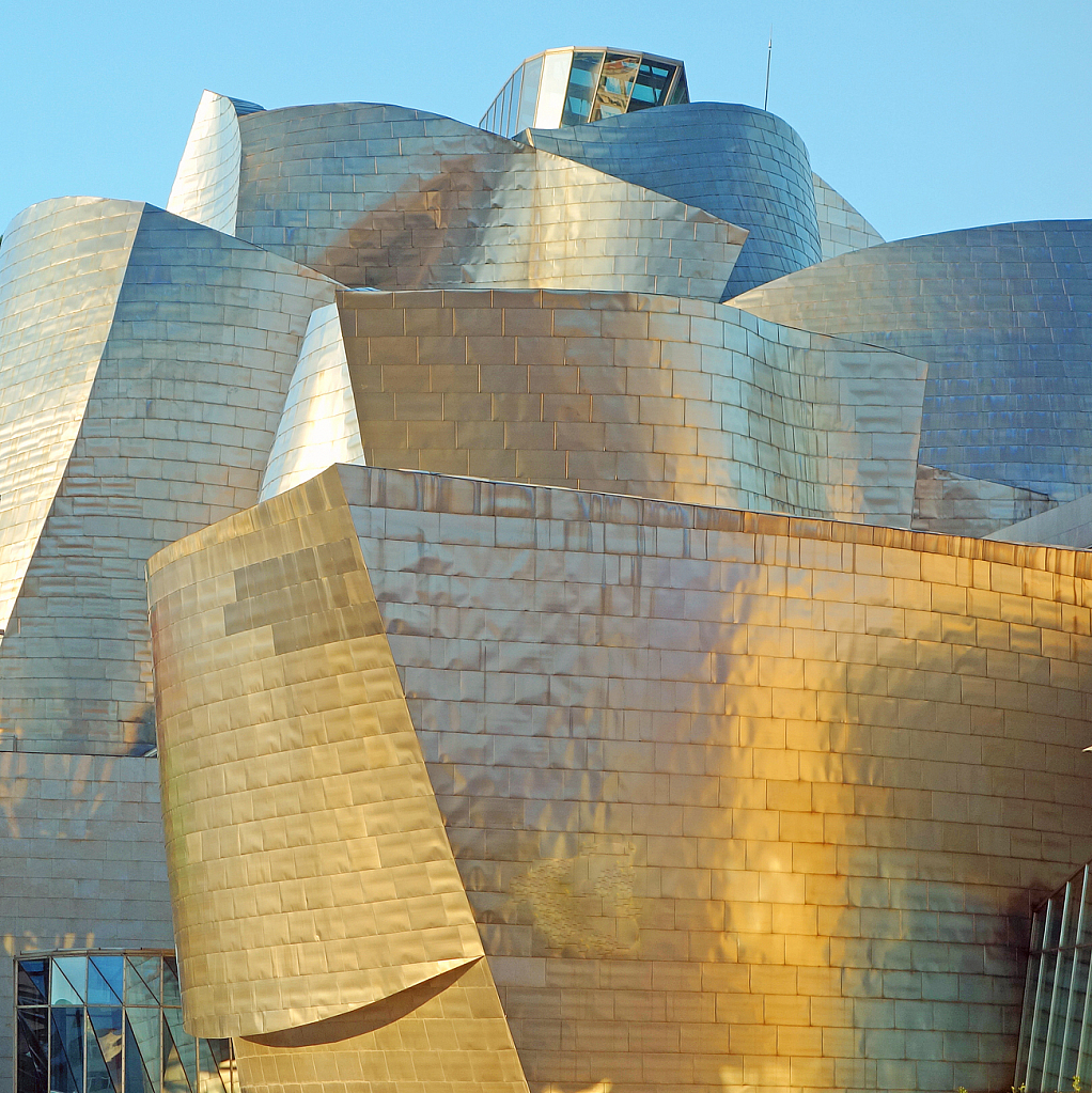 Guggenheim museum in Bilbao, Spain.