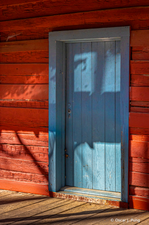 Deep River Cabin Door