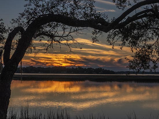 Sunset, Lady Island - ID: 15900758 © george w. sharpton