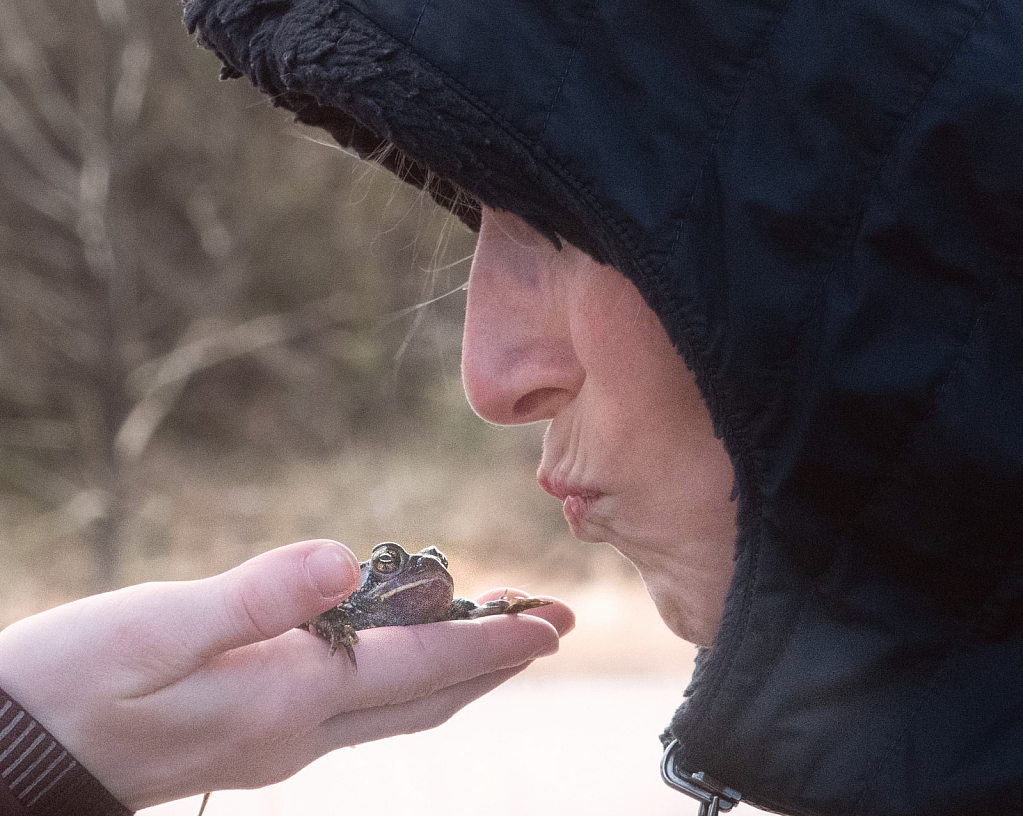 Lynne Kissing the Toad