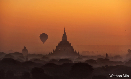 Sunset of Bagan