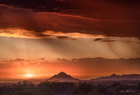 Stormy Arizona Sunset