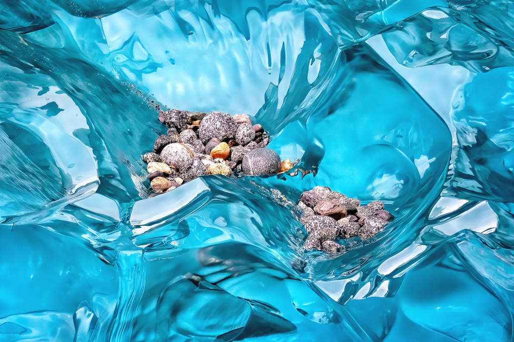 April 2021 Photo Contest Grand Prize Winner - Glacial Debris  