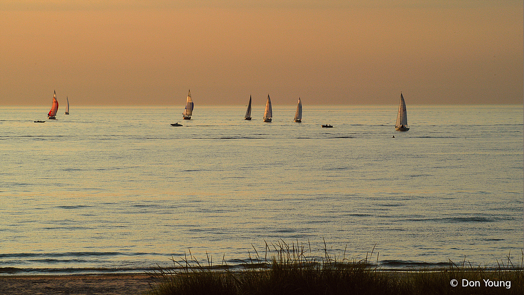 Golden Hour On Lake Michigan - ID: 15922108 © Don Young