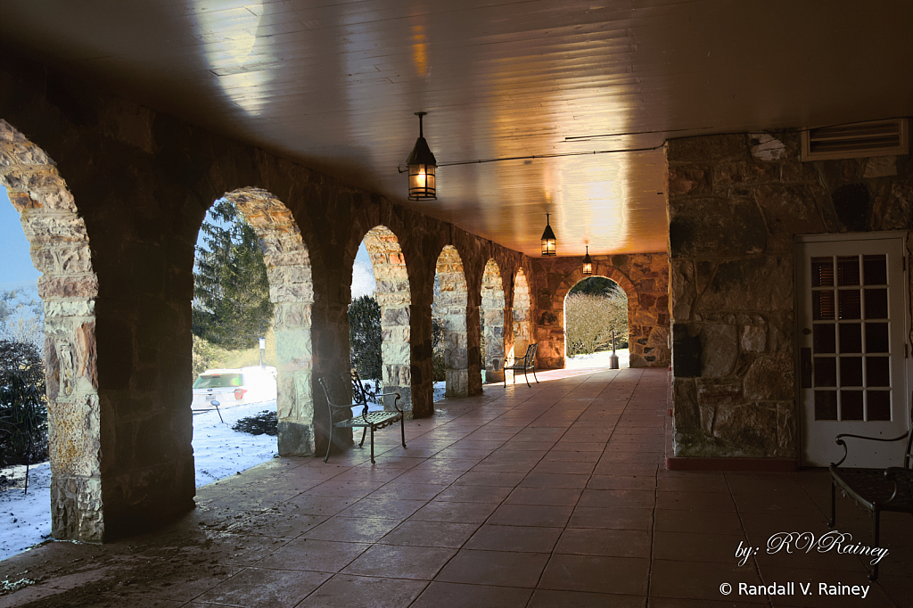 Mountain Lake Lodge arches...