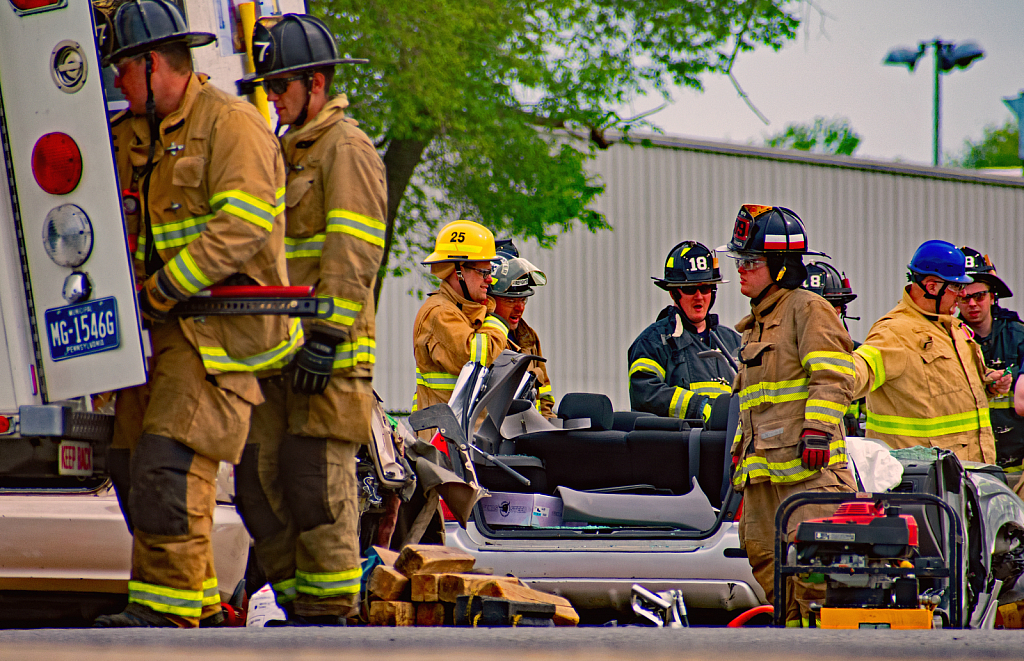Firefighter Vehicle Rescue Training