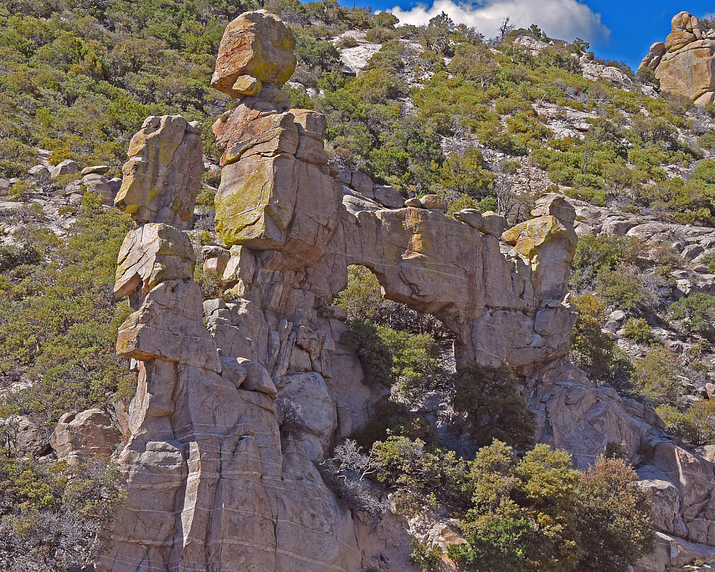 Natural Arch Formation On Mt Lemmon  - ID: 15923456 © William S. Briggs