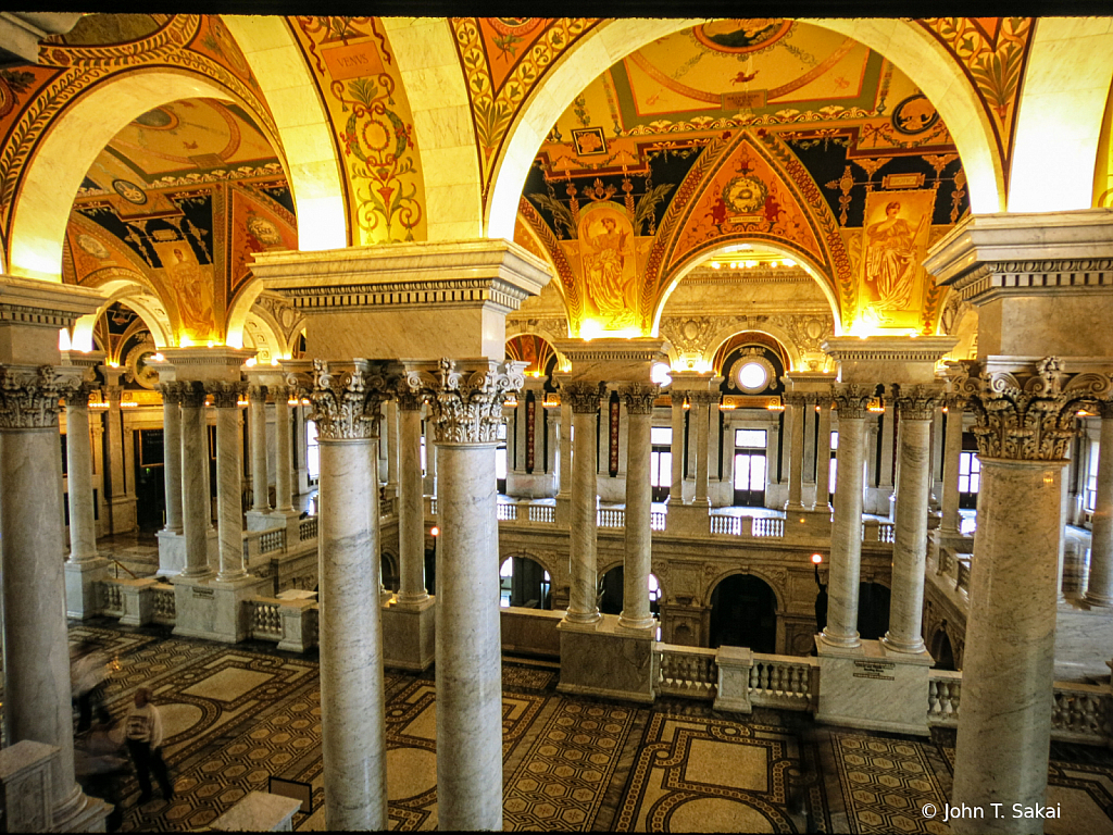 Mezzanine, Great Hall, Library of Congress - ID: 15926077 © John T. Sakai