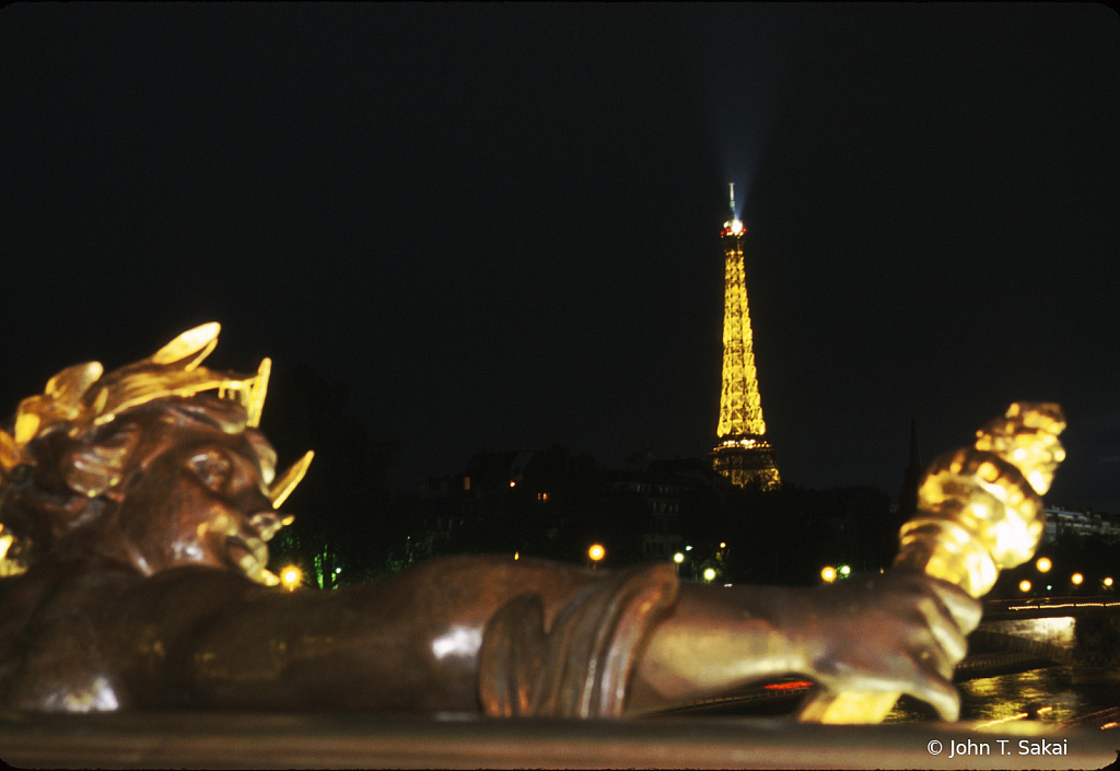 Eiffel Tower at Night - ID: 15926377 © John T. Sakai