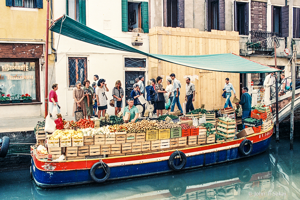 Shopping for Produce on the Grand Canal - ID: 15927841 © John T. Sakai