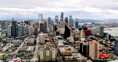 Downtown Seattle  from the Tower