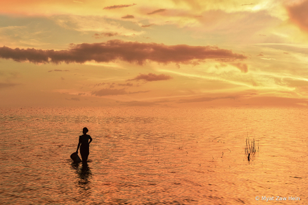 The Lady In The Golden Sea