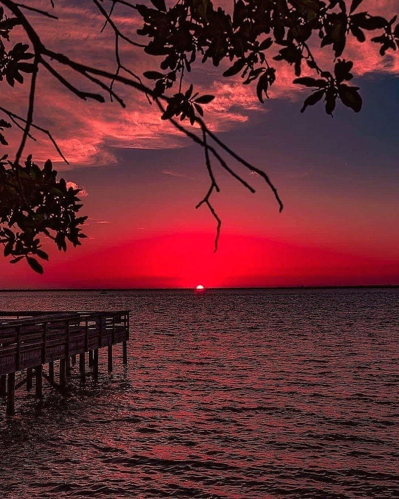Sunsets night is Pensacola Fl. is G. G. Leger