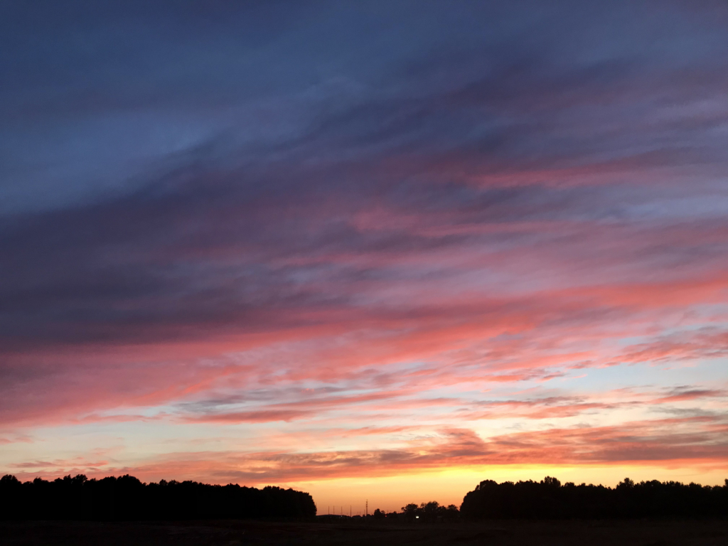 Red, White & Blue Sunset  - ID: 15929803 © Elizabeth A. Marker