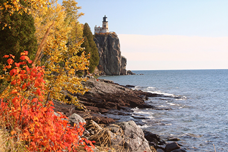 Split Rock Lighthouse in Autumn