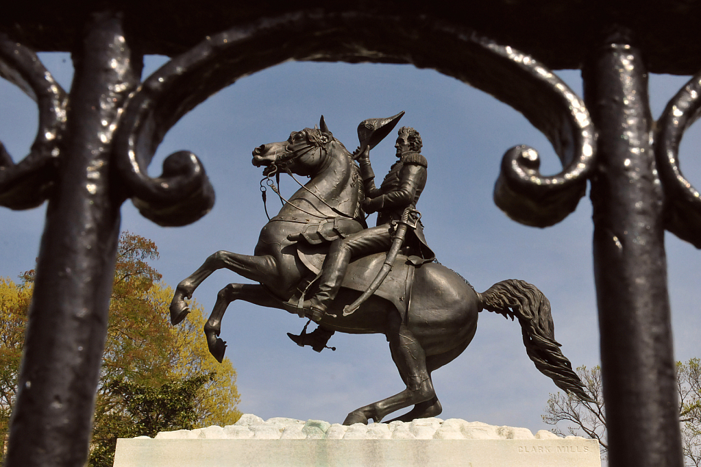 Now Controversial Andrew Jackson Statute - ID: 15930220 © William S. Briggs