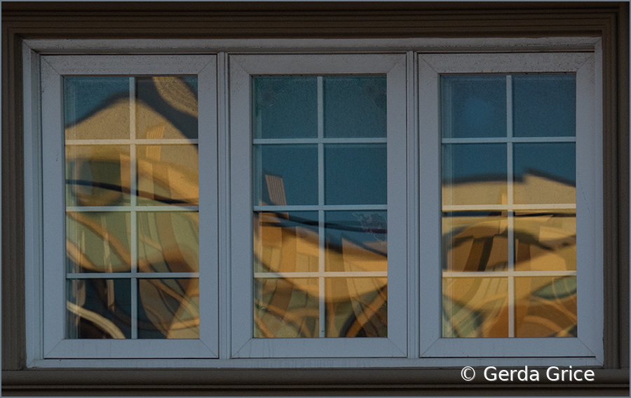 Reflections in Three Frame Window