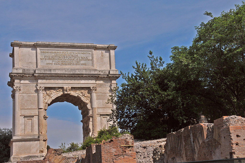 The 1,939 Year Old Arch of Titus (Rome)