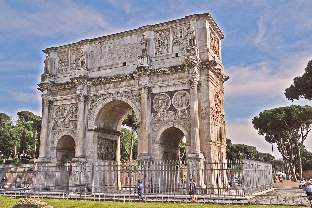 1,706 Year Old Arch of Constantine (Rome) - ID: 15930802 © William S. Briggs