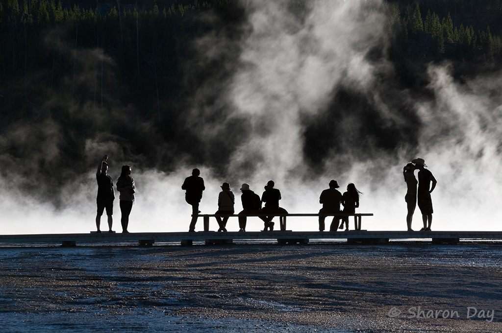 At Grand Prismatic Spring