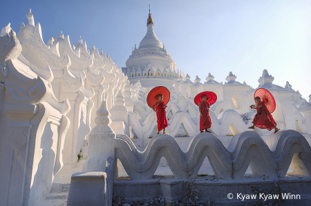 White Temple in Myanmar