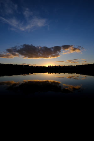 Sunset, Reflected Cloud