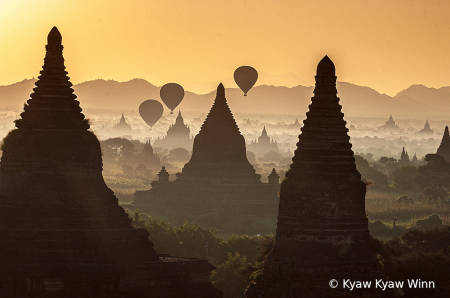 Early Morning View of Bagan