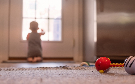 Young child's curiosity about the world