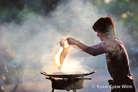 Man at Cooking Work